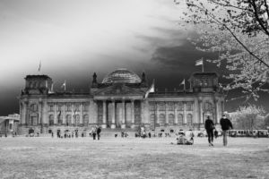 Berlin - Reichstagsgebäude Deutscher Bundestag