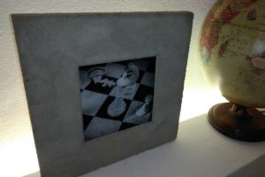 Bilderrahmen aus Beton