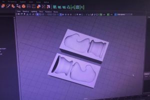 CAD Konstruktion Gussform Schachfigur Pferd