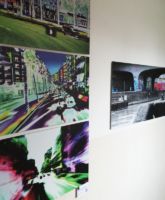 Hier links zu sehen - Die Dreier-Serie "In the streets of Barcelona"
